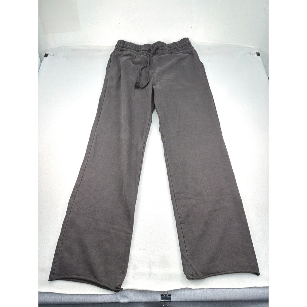 Basketcase Gallery Zachary Kinninger Faded Charcoal Wide Leg Sweatpants Large